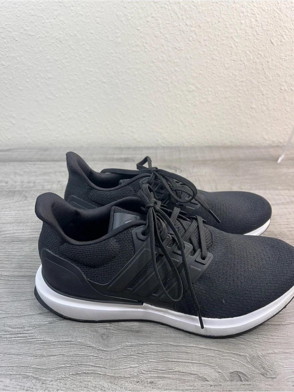 Adidas Runfalcon Black White Running Shoes Sneakers Men’s Size 8